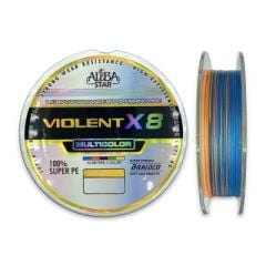 Albastar Violent 8x Pe Olta Misinası 150 MT MULTİ COLOR
