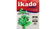 İKADO ELİPS FOSFORLU SİLİKON BONCUK ( 10 Paket )